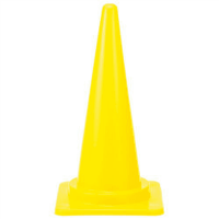 三角コーン　黄　Ｎ１６３Ｊ－Ｙ