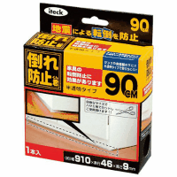 倒れ防止君半透明タイプ　９０ｃｍ　ＫＥＱ９－９０