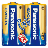 アルカリ乾電池　ＥＶＯＬＴＡ　単２形　２個