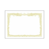 賞状用紙　Ｂ５縦書用　１０－１１５０　１００枚