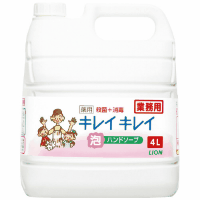 キレイキレイ薬用泡ハンドソープ　４Ｌ×３本