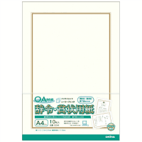 ＯＡ対応辞令・賞状用紙　Ａ４　１０枚×１０パック