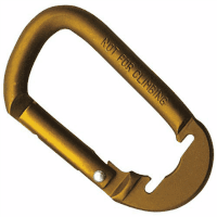 アルミカラビナ　６ｍｍ　金