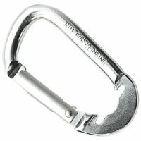 アルミカラビナ　６ｍｍ　艶銀