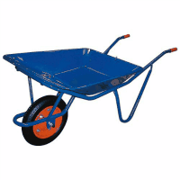 スチール一輪車　浅型　取寄品