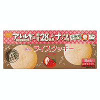 ライスクッキー　いちご味　８枚×４８個　取寄品　※