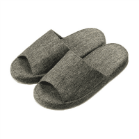 低反発軽量スリッパ　ブラック