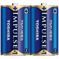 アルカリ乾電池　インパルス　単１形　２本