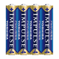 アルカリ乾電池　インパルス　単４形　４本