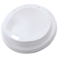 紙コップ専用フタ　２０５ｍｌ用　ホワイト　６０個