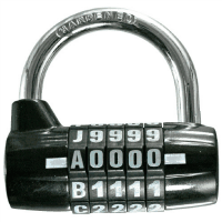 ワイド番号錠５段　ＩＢ－１１１　ブラック