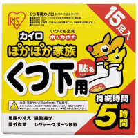 カイロ　ぽかぽか家族　貼るくつ下用　１５足×１６箱
