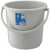 ベルクバケツ　８ＳＢ　本体　ＧＢＥＣ１８４　ライトグレー