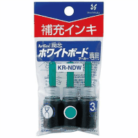 潤芯ホワイトボードマーカー　補充インキ　緑　３本入