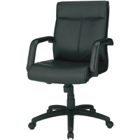 役員イス　Ｃ１０１ＪＡ　本皮張り（裏面合皮）