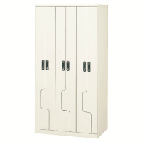 省スペースロッカー　ＮＳ－６１Ｊ　ＷＨ　６人用