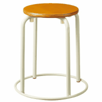 丸スツールＰＳ－７１０－Ｉ　木目　ＳＨ４６０リング付