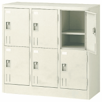 多人数ロッカー　ＳＨ－Ｇ６Ｂ　６人用錠無　取寄品