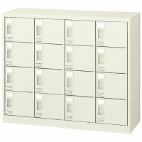 シューズボックス　ＳＣ－１６Ｗ　１６人用　鍵無　取寄品