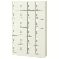 シューズボックス　ＳＣ－２４Ｗ　２４人用　鍵無　取寄品