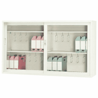 ５×３型引違書庫　ガラス戸　５３５５ＮＧ　取寄品