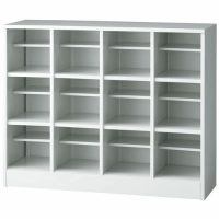 組立式シューズボックス　ＪＳＢ－ＫＤ４３　４列３段