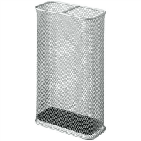 傘立　スリムメッシュ　０７８５９　シルバー