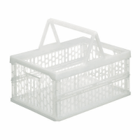 取手付オリタタミコンテナ　ＴＯＣ－３２Ｌ　クリア