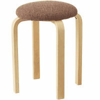 スツール　ＳＭＣ７４５５３５　ブラウン　木製