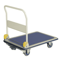 スチール台車　ＮＨＴ－３０６　フットブレーキ付