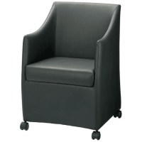 応接チェア　ジュディ　７４２９０３　ブラック