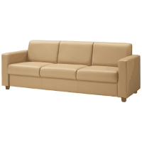 応接チェアＲＥ－１８４３（Ｖ４）　３人掛　ベージュ