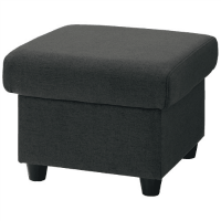 応接チェア布張　チャコールグレー　スツール