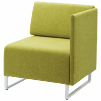 応接チェア　ＬＤＰ　背・左片肘付　ＹＧ