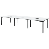 テーブルＨＹ－３６１２Ａ　ＷＨ　固定脚　ホワイト