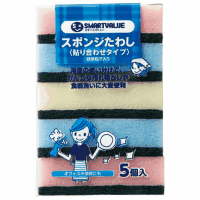 スポンジタワシ　貼り合わせタイプ　Ｎ１１０Ｊ　５個