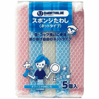 スポンジタワシ　ネットタイプ　Ｎ１１１Ｊ　５個