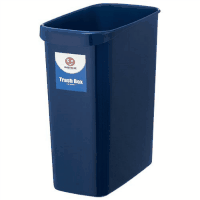 持ち手付きゴミ箱　角型１３Ｌ　ブルー　Ｎ１５５Ｊ－Ｂ　５個