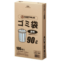 ゴミ袋　ＬＤＤ　透明　９０Ｌ　Ｎ０４４Ｊ－９０　１００枚