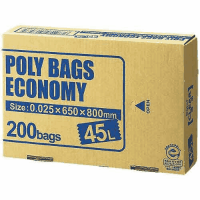 ポリバックエコノミー４５Ｌ透明　ＰＢＥ－Ｎ４５－２００