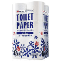 トイレットペーパーシングル　Ｎ０１０Ｊ－Ｓ－１Ｐ　１２ロール