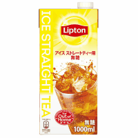 リプトン　アイスストレートティー　無糖　１Ｌ×６本　※