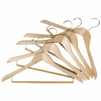 木製ハンガー　Ｈ－１７４５　５本入