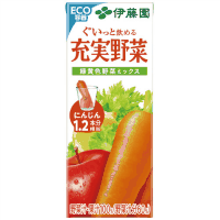 充実野菜　緑黄色野菜ミックス　紙パック　２００ｍｌ×２４本入　※