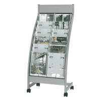 パンフレットスタンドＰＳＬ－Ｃ２０６－Ｗ　２列６段