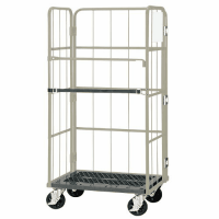 ロールボックスパレット　ＲＣ－Ｐ－３３Ｃ　アイボリ　取寄品