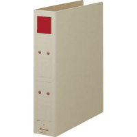 保存ファイルＡ４縦２穴　綴厚５０ｍｍ　４３７５　アカ