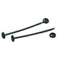 カールファスナー　足長８０ｍｍ　ブラック　１００本入