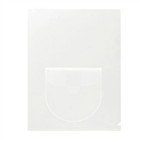 ディスクポケット付クリアホルダー　Ａ４　１０枚