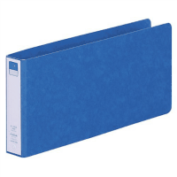 リングファイル紙製　統一伝票サイズ　２００枚収容　藍